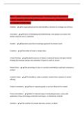 wgu - c957 Exam &vert;Questions &lpar;Latest Update 2026&vert;2027&rpar; With Correct&NewLine;Answers &vert;Solutions &vert;Already A&plus; Graded &lpar;100&percnt; Pass&rpar;