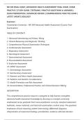 NR 509 FINAL EXAM &vert; ADVANCED HEALTH ASSESSMENT FINAL EXAM &vert; EXAM&NewLine;PRACTICE &vert; STUDY GUIDE &vert; TESTBANK &vert; PRACTICE QUESTIONS & ANSWERS &vert;&NewLine;EXAM PREPARATION &vert; ADVANCED REVIEW &vert; COMPREHENSIVE PRACTICE EXAM &vert;&NewLine;LATEST UPDATE 2026&sol;2027