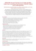 NRNP 6560 Final And midterm exam Walden University Package deal