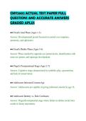 CMY2602 ACTUAL TEST PAPER FULL&NewLine;QUESTIONS AND ACCURATE ANSWERS&NewLine;GRADED APLUS&NewLine;