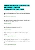 CMY2602 UPDATED ACTUAL QUESTIONS&NewLine;AND CORRECT ANSWERS&NewLine;COMPREHENSIVE STUDY GUIDE