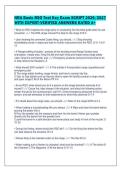 NRA Basic RSO Test Key Exam SCRIPT 2026&sol;2027&NewLine;WITH EXPERT-VERIFIED ANSWERS RATED A&plus;