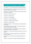 Phoenix Fire Department Recruit Exam 2026&sol;2027&NewLine;UPDATED QUESTIONS WITH ANSWERS GRADED A&plus;