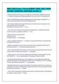 NSG 3180 Exam 2 Exam SCRIPT 2026&sol;2027 WITH&NewLine;EXPERT-VERIFIED ANSWERS RATED A&plus;