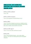 CNIM ACTUAL TEST PAPER FULL&NewLine;QUESTIONS AND ACCURATE ANSWERS&NewLine;GRADED APLUS&NewLine;