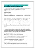 Med-Surg HESI Exam 2026&sol;2027 COMPREHENSIVE&NewLine;REVIEW AND DETAILED EXPLANATIONS&NewLine;