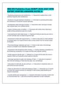 HESI RN Pediatrics Exam SCRIPT 2026&sol;2027 WITH&NewLine;EXPERT-VERIFIED ANSWERS RATED A&plus;