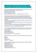 HESI RN Pediatrics Exam 2026&sol;2027 NEWEST&NewLine;VERIFIED QUESTIONS WITH DETAILED ANSWERS