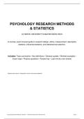 Psychology Research Methods & Statistics &ndash; Ultimate University Exam Revision Pack