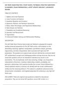 SAT MATH EXAM PRACTICE &vert; STUDY GUIDE &vert; TESTBANK &vert; PRACTICE QUESTIONS&NewLine;& ANSWERS &vert; EXAM PREPARATION &vert; LATEST UPDATE 2026&sol;2027 &vert; ADVANCED&NewLine;REVIEW
