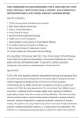 TCOLE PRACTICE exams package &vert; STUDY GUIDE &vert; TESTBANK &vert; PRACTICE QUESTIONS & ANSWERS &vert; EXAM PREPARATION &vert; CERTIFICATION EXAM &vert; LATEST UPDATE 2026&sol;2027 &vert; ADVANCED REVIEW