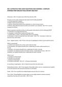 BIO 110 PRACTICE FINAL EXAM QUESTIONS AND ANSWERS &vert; COMPLETE INTRODUCTORY BIOLOGY FINAL REVIEW 2026&sol;2027