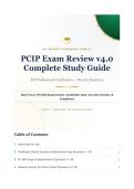 PCIP Exam Review v4&period;0 2026&sol;2027 &ndash; Complete Study Guide with Practice Questions & Verified Answers&NewLine;&NewLine;