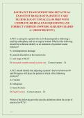 DAVITA PCT EXAM NEWEST 2026&sol; 2027 ACTUAL &NewLine;EXAM TEST BANK&vert; DAVITA &lpar;PATIENT CARE &NewLine;TECHNICIAN&rpar; PCT FINAL EXAM PREP WITH &NewLine;COMPLETE 400 REAL EXAM QUESTIONS AND &NewLine;CORRECT VERIFIED ANSWERS&sol; ALREADY GRADED &NewLine;A&plus; &lpar;MOST RECENT&excl;&excl;&rpar; 