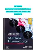 TEST BANK For Guyton and Hall Textbook of Medical Physiology 14th Edition by John E&period; Hall&semi; All Chapters 1 - 86&comma; Verified Newest Version