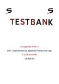 Test Bank for Zaccagnini & White's Core Competencies for Advanced Practice Nursing 5th Edition A Guide for DNPs by Schadewald &vert; Chapters 1&ndash;12