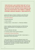 NUR 325 EXAM 1 &lpar;ASU&rpar; NEWEST 2026&sol; 2027 ACTUAL &NewLine;EXAM TEST BANK&vert; NUR325 HEALTH AND ILLNESS &NewLine;CONCEPTS I EXAM 1 REVIEW WITH COMPLETE 400 &NewLine;REAL EXAM QUESTIONS AND CORRECT VERIFIED &NewLine;ANSWERS&sol; ALREADY GRADED A&plus; &lpar;MOST RECENT&excl;&excl;&rpar; 