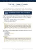 WGU D564 FINAL EXAM ACTUAL 2026&sol;2027 &vert; Theories of Personality &vert; Verified Q&A &vert; Pass Guaranteed - A&plus; Graded&NewLine;&NewLine;
