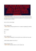 NR511 MIDTERM NEWEST 2026&sol;2027&NewLine;ACTUAL EXAM WITH NGN FORMAT&NewLine;COMPLETE QUESTIONS AND&NewLine;CORRECT DETAILED ANSWERS&NewLine;&lpar;VERIFIED ANSWERS&rpar; &vert;ALREADY&NewLine;GRADED A&plus;