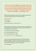 NR 325 EXAM 1 &lpar;CHAMBERLAIN&rpar; NEWEST 2026&sol; 2027 &NewLine;ACTUAL EXAM TEST BANK&vert; NR325 ADULT HEALTH II &NewLine;EXAM 1 REVIEW WITH COMPLETE 400 REAL EXAM &NewLine;QUESTIONS AND CORRECT VERIFIED ANSWERS&sol; &NewLine;ALREADY GRADED A&plus; &lpar;MOST RECENT&excl;&excl;&rpar; 