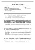 VATI RN LEADERSHIP PROCTORED EXAM 60&plus; COMPLETE EXAM QUESTIONS AND ANSWERS 100&percnt; VERIFIED A&plus; GRADE ASSURED&excl;&excl;&excl;&excl;&excl; NEW LATEST UPDATE&excl;&excl;&excl;&excl;