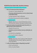 Final Exam&colon;NR 548 Final Exam Study Guide&period; Questions & Answers &sol;Latest Updated A&plus; Score Guide
