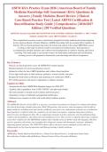 ABFM KSA Practice Exam 2026 &vert; 250 Verified Q&A &vert; Family Medicine Board Review & MOC &vert; Case-Based &vert; 2026&sol;2027 Guidelines
