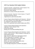 API 571 pt 3 Questions With Complete Solutions