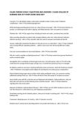 GALEN CHRONIC EXAM 3 QUESTIONS AND ANSWERS &vert; GALEN COLLEGE OF NURSING NUR 257 STUDY GUIDE 2026&sol;2027&NewLine;&NewLine;