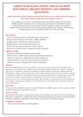 ASBESTOS BUILDING INSPECTOR EXAM 2026&sol;2027 &vert; 250 Q&A with Detailed Rationales &vert; Graded A&plus; &vert; Latest AHERA&comma; EPA & OSHA Updates