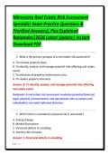 Minnesota Real Estate Risk Assessment&NewLine;Specialist Exam Practice Questions &&NewLine;&lbrack;Verified Answers&rsqb;&comma; Plus Explained&NewLine;Rationales&vert;2026 Latest Update&vert; Instant&NewLine;Download PDF