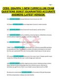 CEBS&colon; GBA&sol;RPA 3 &lpar;NEW CURRICULUM&rpar; EXAM QUESTIONS 202627 &vert;GUARANTEED ACCURATE ANSWERS &vert;LATEST VERSION