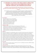 2026 California Grade V Wastewater Operator Exam Prep&colon;  Practice Questions with Answers & Rationales &vert; Updated for Latest CCR