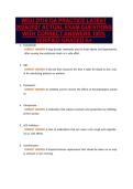 WGU D116 OA PRACTICE LATEST&NewLine;2026&sol;2027 ACTUAL EXAM QUESTIONS&NewLine;WITH CORRECT ANSWERS 100&percnt;&NewLine;VERIFIED GRADED A&plus;