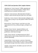 NURS 2520 Exam Questions With Complete Solutions
