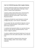 Unit 5 & 6 NUR2520 Questions With Complete Solutions