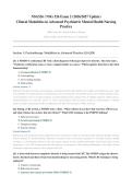 NSG 526 EXAM 2 ACTUAL 2026&sol;2027 &vert; Clinical Modalities in Advanced PMHNP Practice &vert; Rated A Guide & Verified Answers &vert; Wilkes &vert; Pass Guaranteed - A&plus; Graded&NewLine;&NewLine;