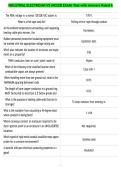 INDUSTRIAL ELECTRICIAN V5 &lpar;NCCER EXAM&rpar; Test with Answers Rated A