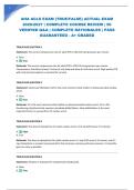 AHA ACLS EXAM &lpar;TRUE&sol;FALSE&rpar; ACTUAL EXAM 2026&sol;2027 &vert; COMPLETE COURSE REVIEW &vert; 50 VERIFIED Q&A &vert; COMPLETE RATIONALES &vert; PASS GUARANTEED - A&plus; GRADED
