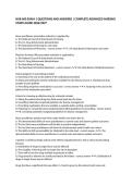 NUR 600 EXAM 1 QUESTIONS AND ANSWERS &vert; COMPLETE ADVANCED NURSING STUDY GUIDE 2026&sol;2027