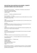 NUR 600 FINAL EXAM QUESTIONS AND ANSWERS &vert; COMPLETE ADVANCED NURSING STUDY GUIDE 2026&sol;2027