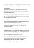 NUR 600 EXAM 3 QUESTIONS AND ANSWERS &vert; COMPLETE ADVANCED NURSING STUDY GUIDE 2026&sol;2027