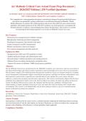 Air Methods Critical Care Actual Exam 2026-2027 QUESTIONS AND ANSWERS ALREADY GRADED A&plus;&period;&NewLine;100&percnt; Verified Solutions &vert; Updated Per Latest Guidelines &vert; Graded A&plus;
