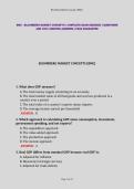 BMC - BLOOMBERG MARKET CONCEPTS &vert; COMPLETE EXAM 2026&sol;2027 &vert; QUESTIONS AND 100&percnt; VERIFIED ANSWERS &vert; PASS GUARANTEE