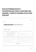 &NewLine;NUR 226 PHARMACOLOGY & PATHOPHYSIOLOGY EXAM 1 QUESTIONS AND ANSWERS &vert; COMPLETE NURSING STUDY GUIDE 2026&sol;2027 &NewLine;