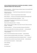 NUR 622 ADVANCED PHARMACOLOGY QUESTIONS AND ANSWERS &vert; COMPLETE GRADUATE NURSING STUDY GUIDE 2026&sol;2027