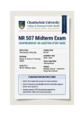 NR 507 Midterm Exam &ndash; Advanced &NewLine;Pathophysiology &ndash; Q&A &lpar;2026&rpar; PDF &vert; Chamberlain &NewLine;
