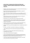 NUR 256 EXAM 3 PHARMACOLOGY REVIEW QUESTIONS AND ANSWERS &vert; COMPLETE NURSING PHARMACOLOGY STUDY GUIDE 2026&sol;2027