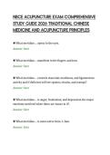 NBCE ACUPUNCTURE EXAM COMPREHENSIVE&NewLine;STUDY GUIDE 2026 TRADITIONAL CHINESE&NewLine;MEDICINE AND ACUPUNCTURE PRINCIPLES&NewLine;