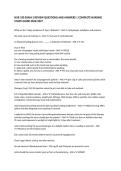 NUR 330 EXAM 2 REVIEW QUESTIONS AND ANSWERS &vert; COMPLETE NURSING STUDY GUIDE 2026&sol;2027